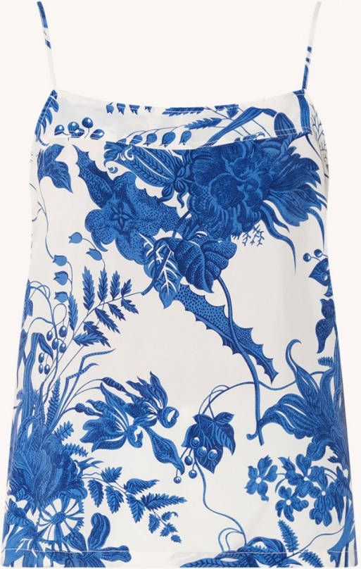 Vanilia Spaghetti top met bloemenprint