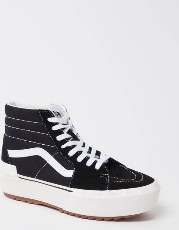 Vans Sk8 Hi Stacked sneaker met suè, de details