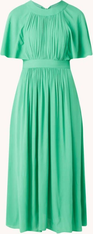 Whistles Amelia midi jurk met plooidetail