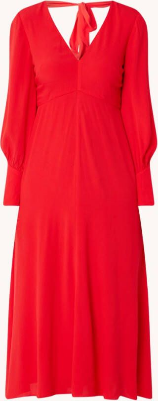 Whistles Amira midi jurk met rugdecolleté