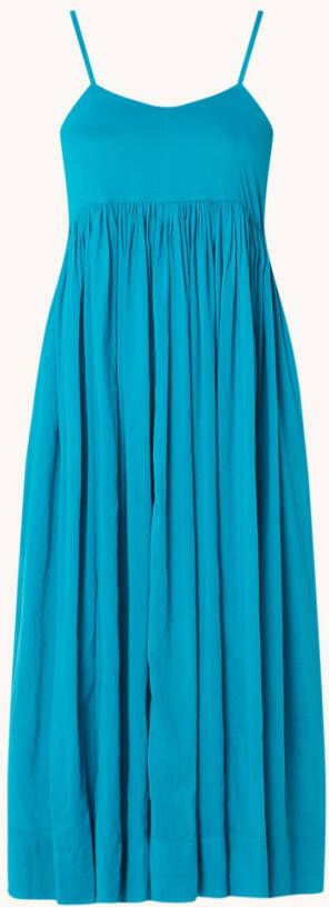 Whistles Carmen maxi jurk met plooidetail