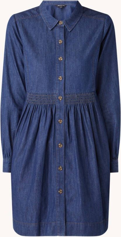 Whistles Mini blousejurk van chambray