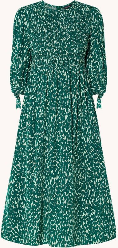 Whistles Sahara midi jurk met print