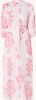 Beaumont Semi transparante midi blousejurk met print en strikceintuur online kopen