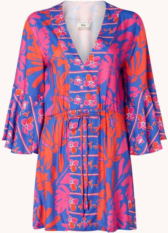 Maaji Coneflower Joy mini strandjurk met bloemenprint