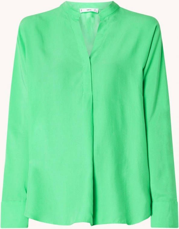 Mango Vavain tuniek van lyocell met V hals