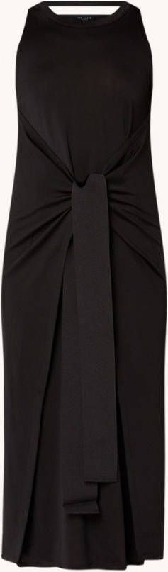 Ted Baker Joani mouwloze midi jurk met geknoopt detail