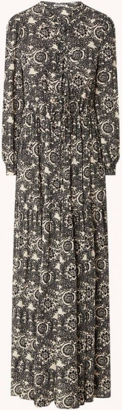 Vanilia Ikat Kaftan maxi blousejurk met print online kopen