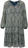 Yaya Mini dress with print ombre , Blauw, Dames online kopen
