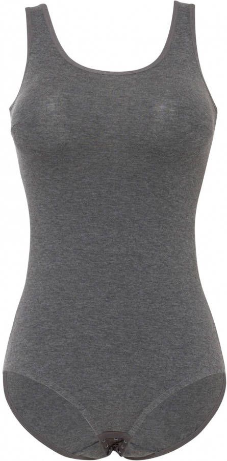bpc bonprix collection Body zonder beugels met biologisch katoen, grijs gemêleerd