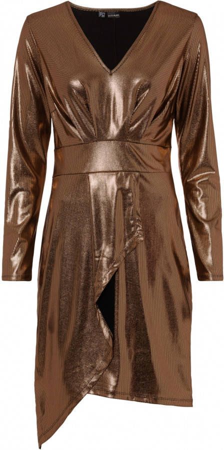 bonprix Glanzende jersey jurk