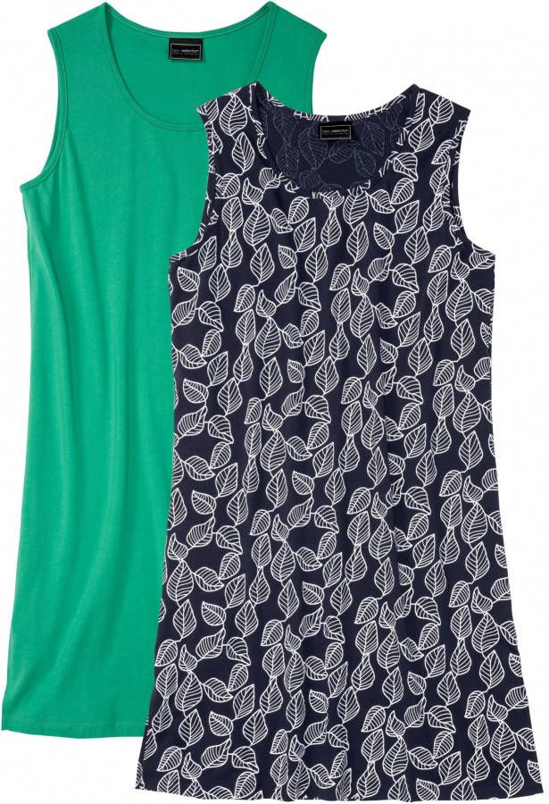 bonprix Jersey jurk(set van 2 )