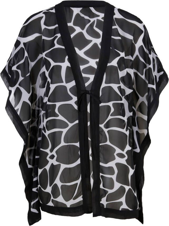 bonprix Kaftan strandjurk van gerecycled polyester