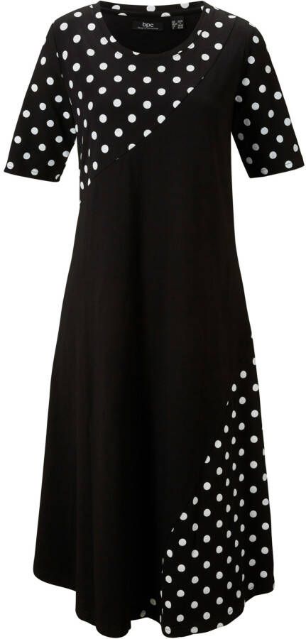 bonprix Katoenen midi jurk met deelnaden