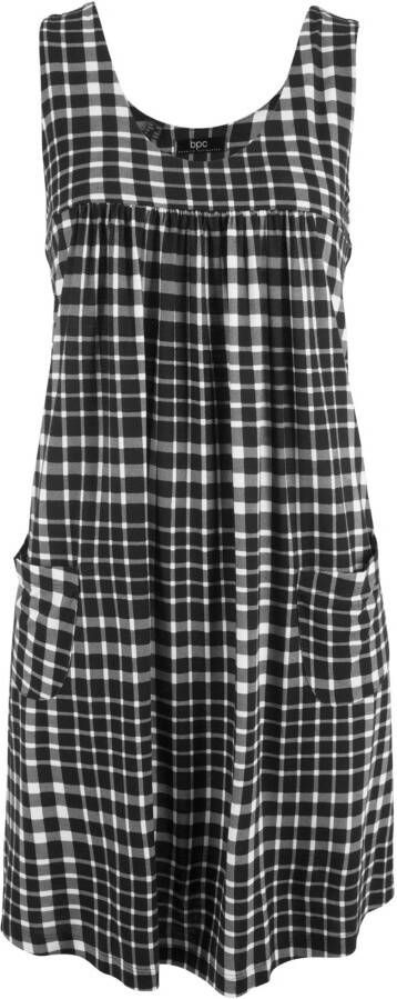 bonprix Korte jersey jurk met zakken van viscose