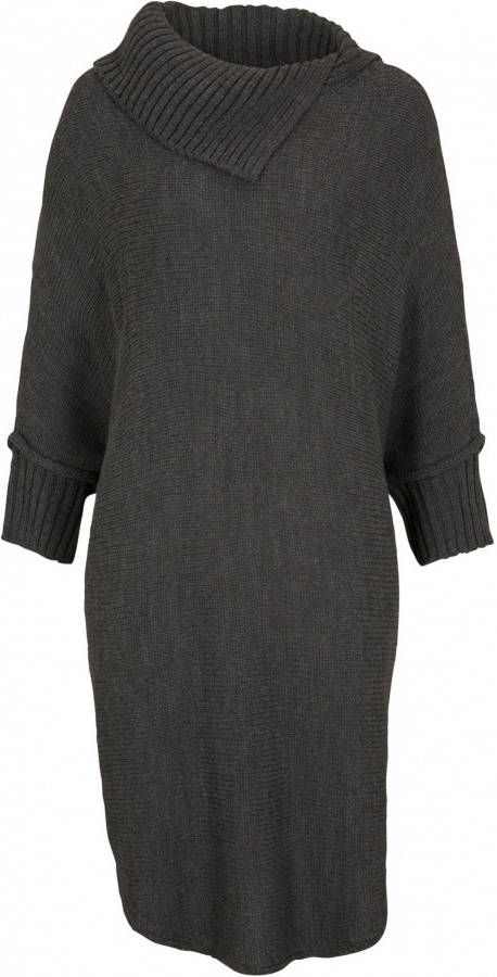 bonprix Lange trui met wijde col