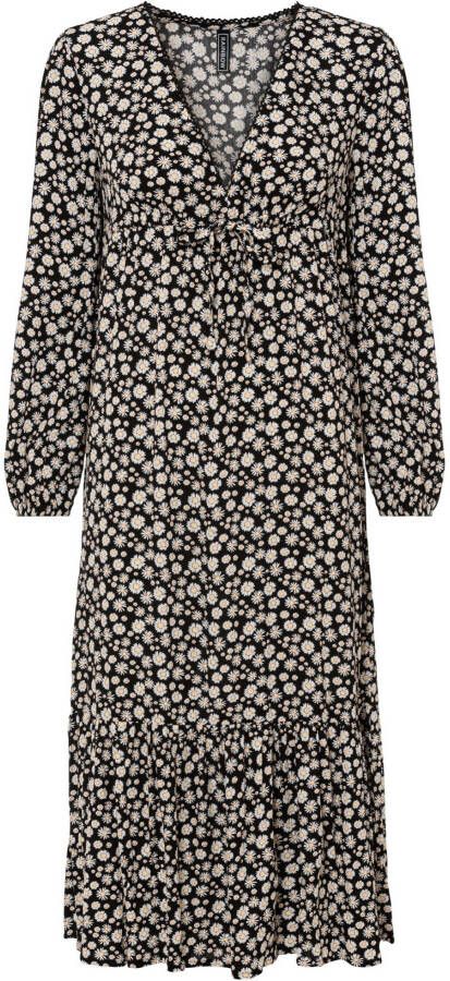 bonprix Midi jurk met diepe hals