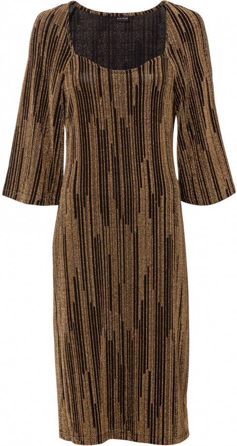 bonprix Midi jurk met glitter