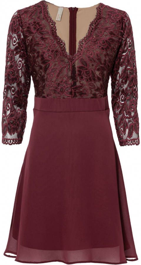 bonprix Midi jurk met kant