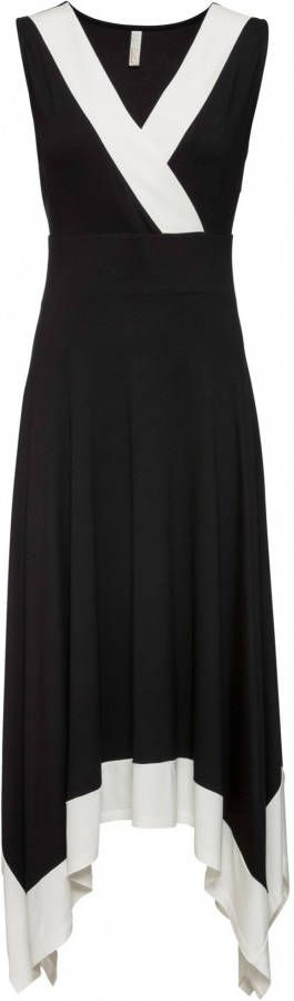 bonprix Midi jurk met wijd rokdeel