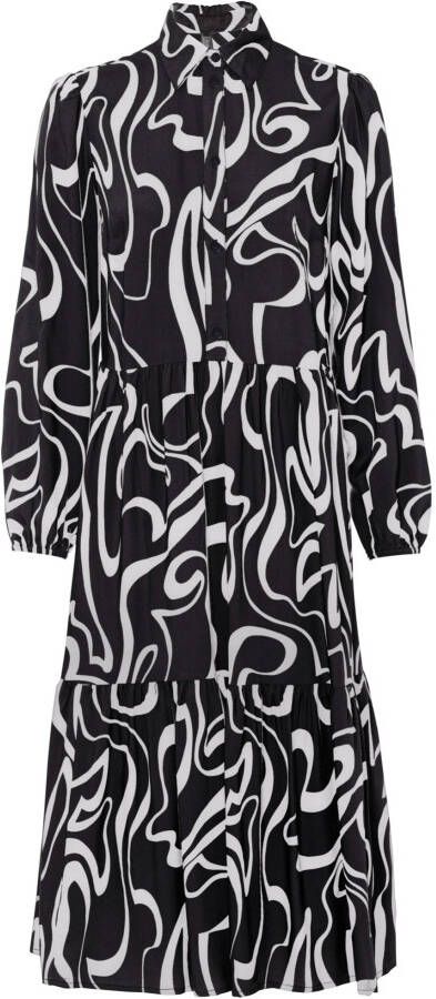 bonprix Midi jurk van viscose