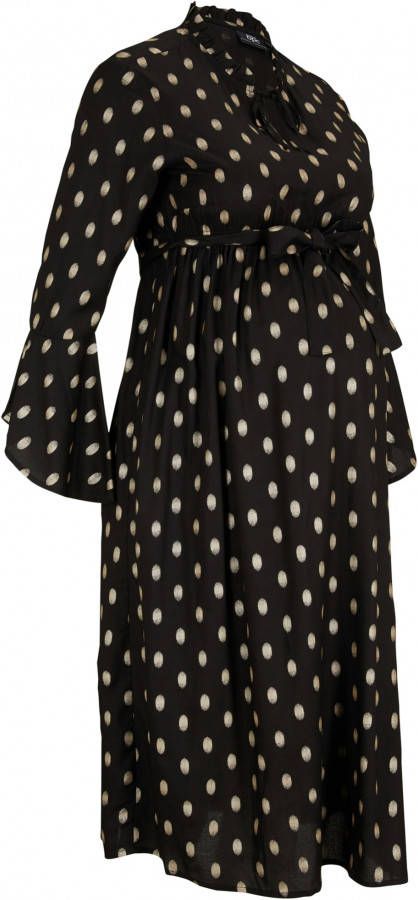 bonprix Zwangerschapsjurk met metallic print, midi
