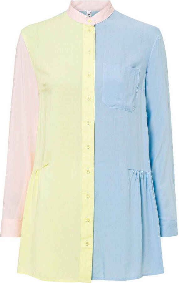 bonprix Lange blouse met colourblocking van viscose