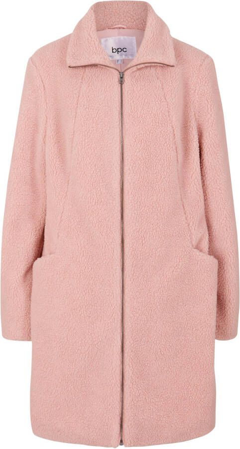 bonprix Lange teddy jas met zakken