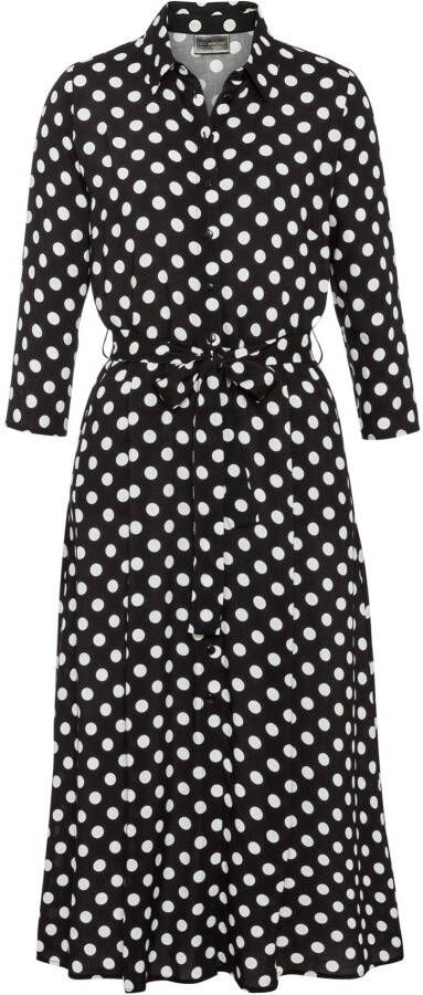 bonprix Midi jurk met stippen