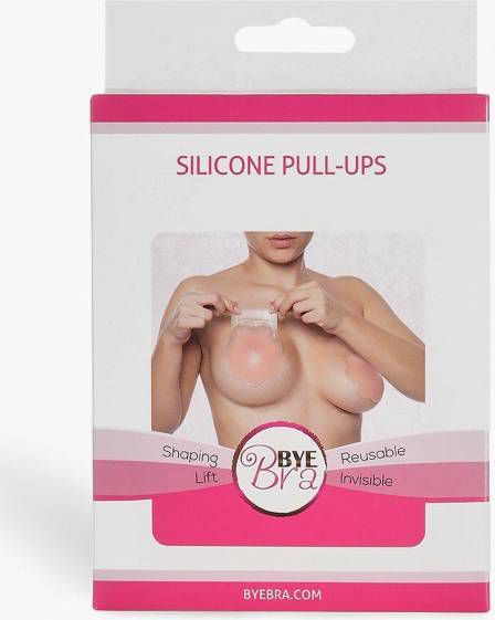 boohoo Bye Bra Silicone Pull Ups One Size, Nude
