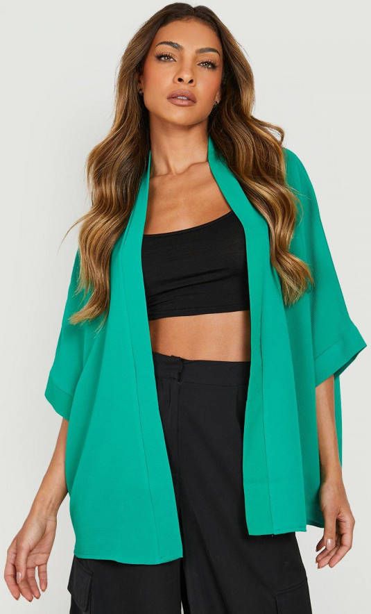 boohoo Crê, pe Kimono, Green