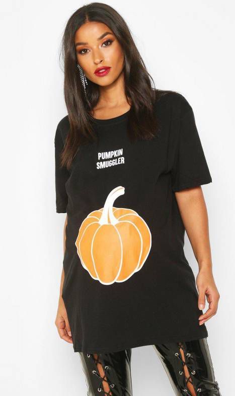 boohoo Zwangerschap Gedraaide Geribbelde Jurk Met Kimonomouwen, Zwart