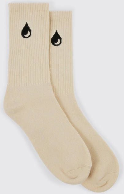 boohoo Sportsokken Met Logo, Stone