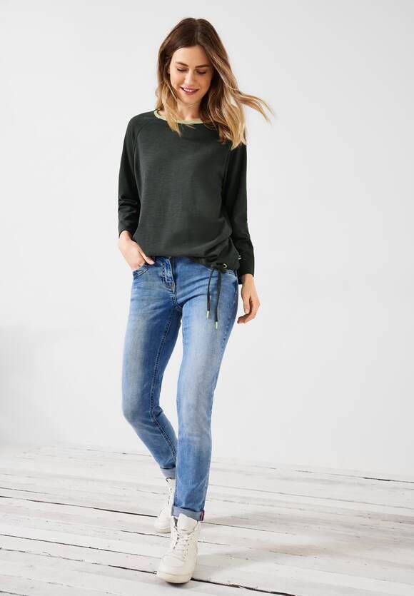 cecil Shirt met structuur