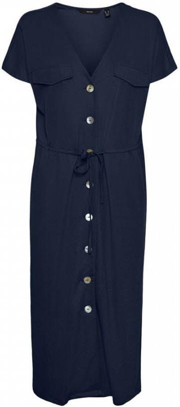 Vero moda Vminamaria Ss Wide Calf Shirt Dress