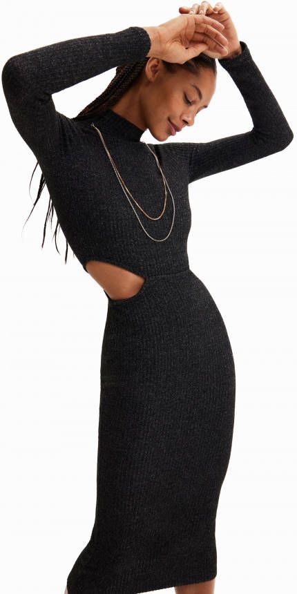 Desigual Midi jurk met cut out