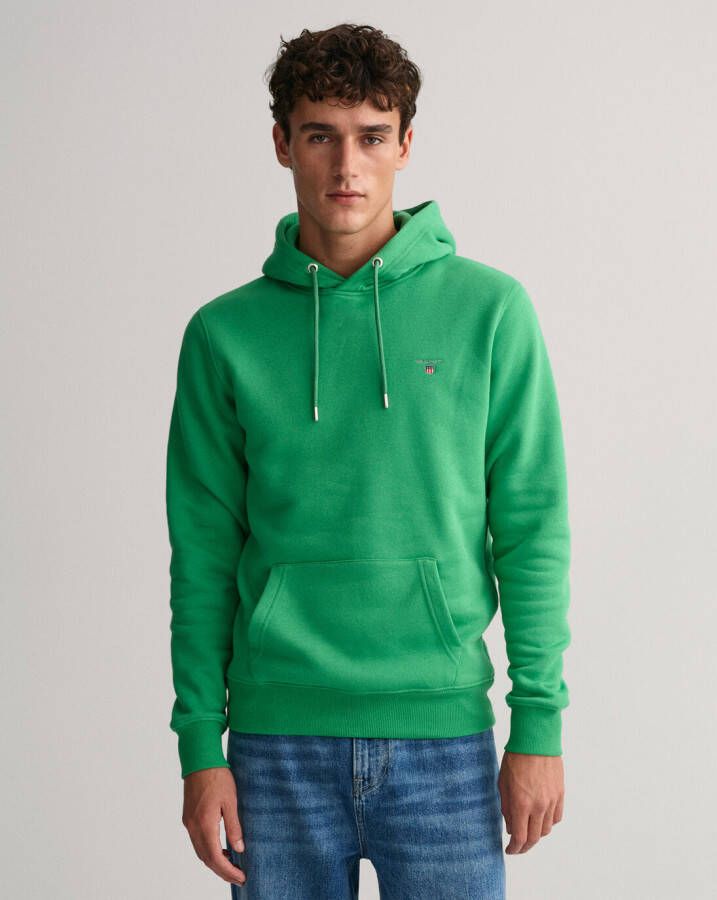 Gant Original Hoodie Groen Heren