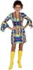 Confetti Party jurk jersey groovy colours | festival thema jurkje online kopen