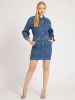 Guess Blauwe Mini Jurk Eliza Mini Dress online kopen