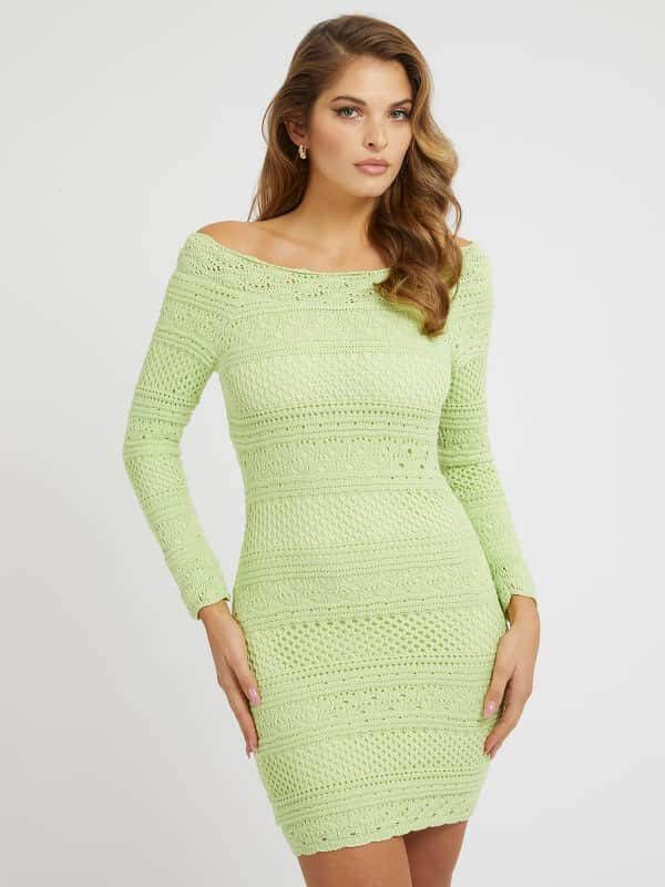 Guess Gehaakte Sweaterjurk