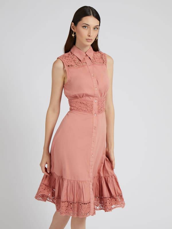 Guess Jurk Met Gehaakte Details