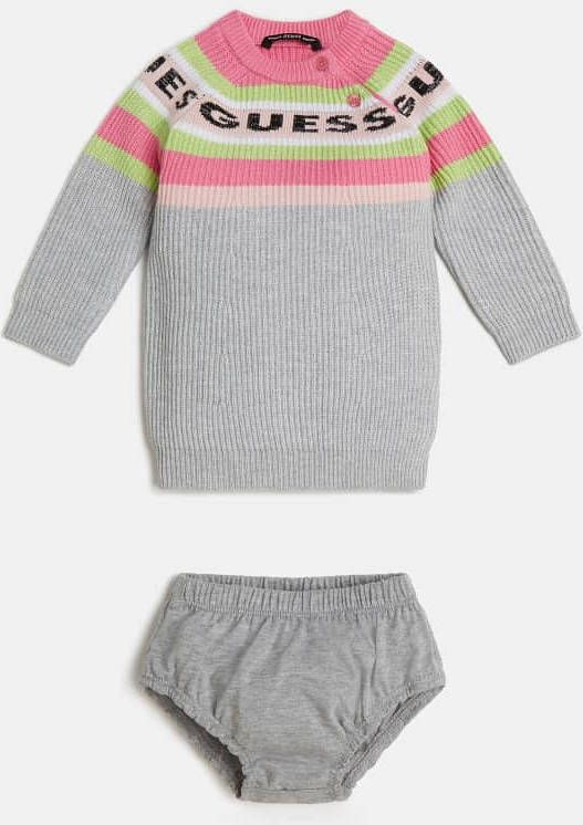 Guess Kids Set Met Jurk En Broekje Gemengde Kasjmier