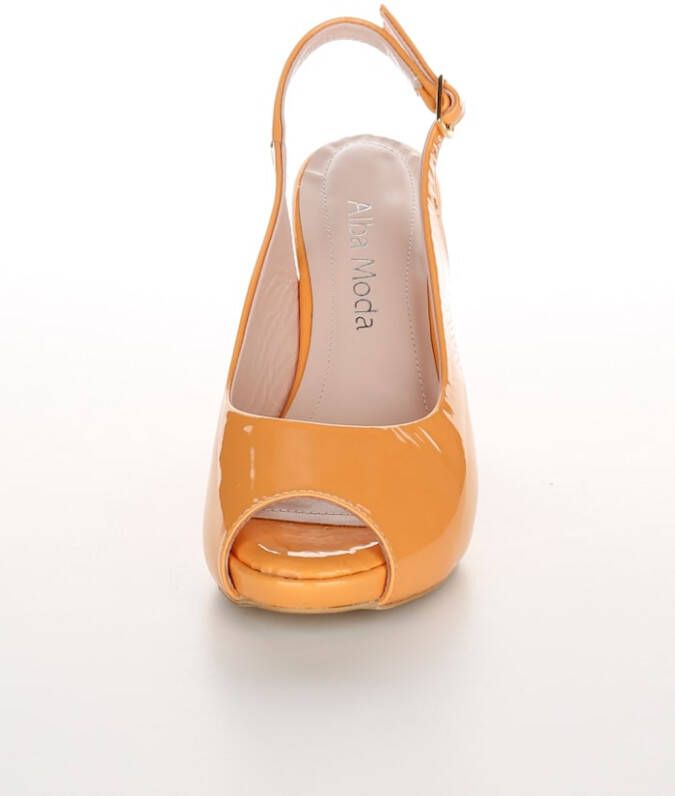 alba moda Peeptoe Oranje