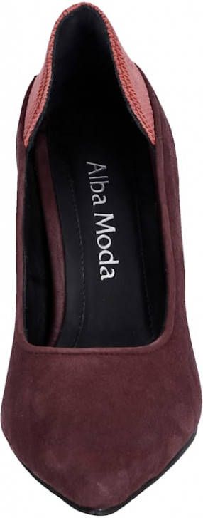 alba moda Pump in modieuze kleurencombinatie Aubergine