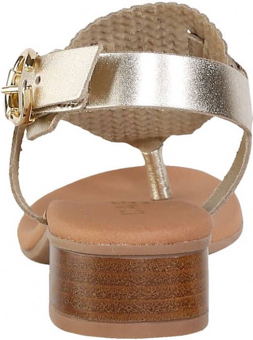 alba moda Sandaaltje Goudkleur