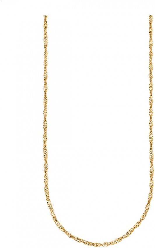KLiNGEL Gedraaide ketting van 9 kt. Geelgoudkleur