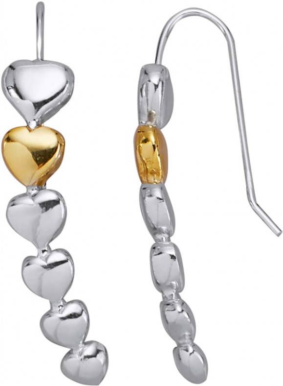 KLiNGEL Oorbellen van echt zilver Zilverkleur