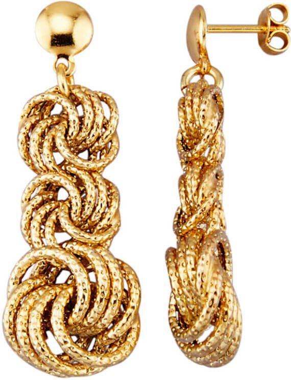 KLiNGEL Rozenoorstekers 14 kt. 14 kt. Geelgoudkleur