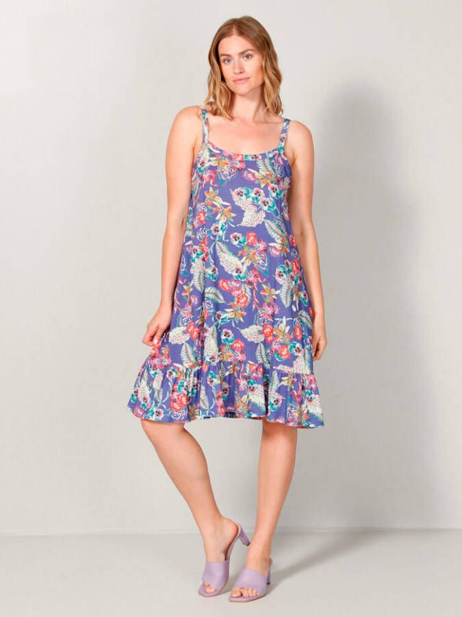 maritim Strandjurk met spaghettibandjes Lila