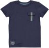 Quapi ! Jongens Shirt Korte Mouw -- Donkerblauw Katoen/elasthan online kopen